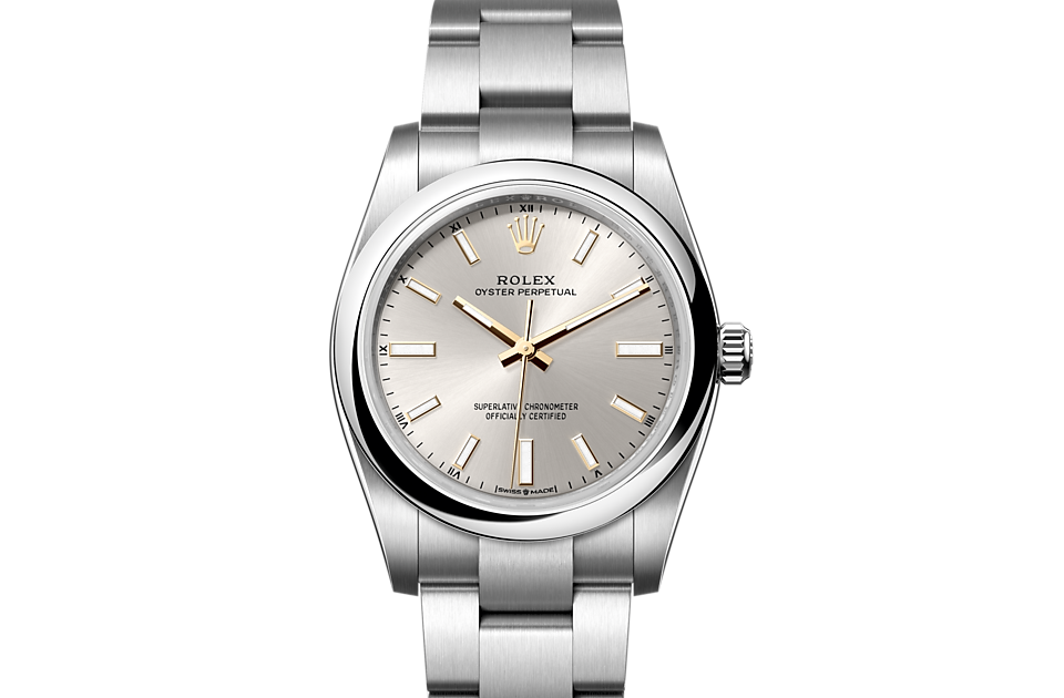 Oyster Perpetual 34 front facing