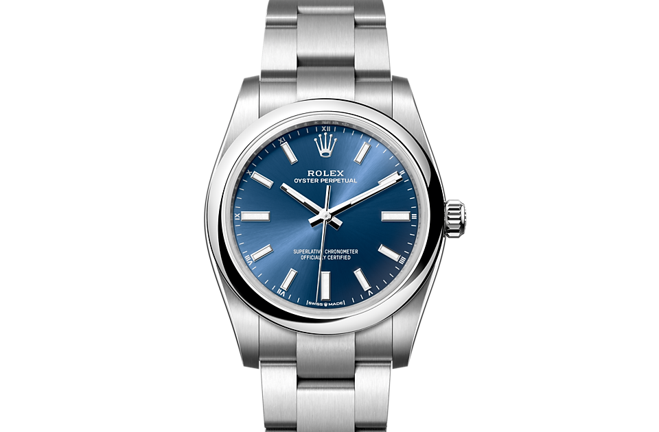 Oyster Perpetual 34 front facing